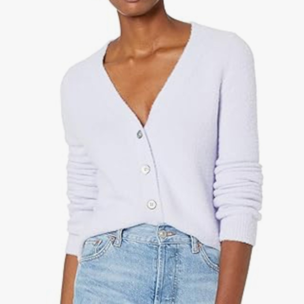 The Drop Women's Francine V-Neck Button-Front Cozy Cardigan